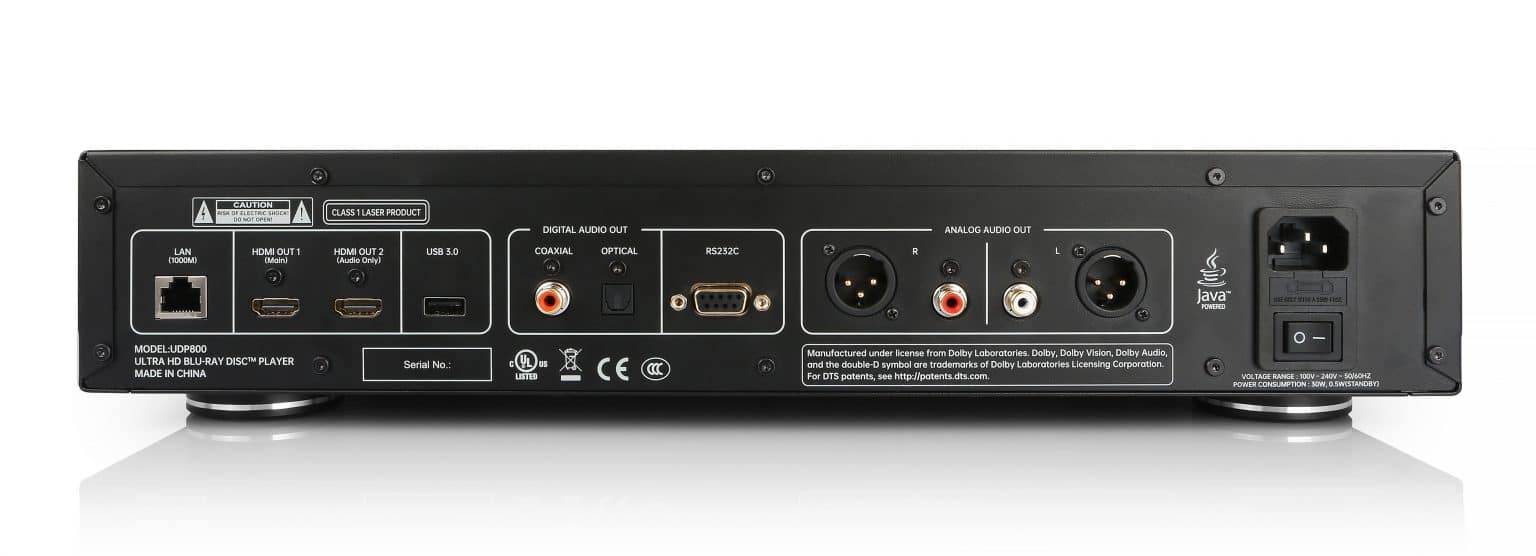 Magnetar Audio UDP800 4K Bluray Player Magnetar-UDP800-back-4000x1448-1-1536x556